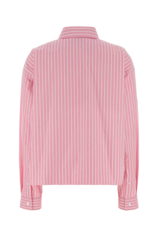 Embroidered poplin oversize shirt BALENCIAGA (857837TPM26)