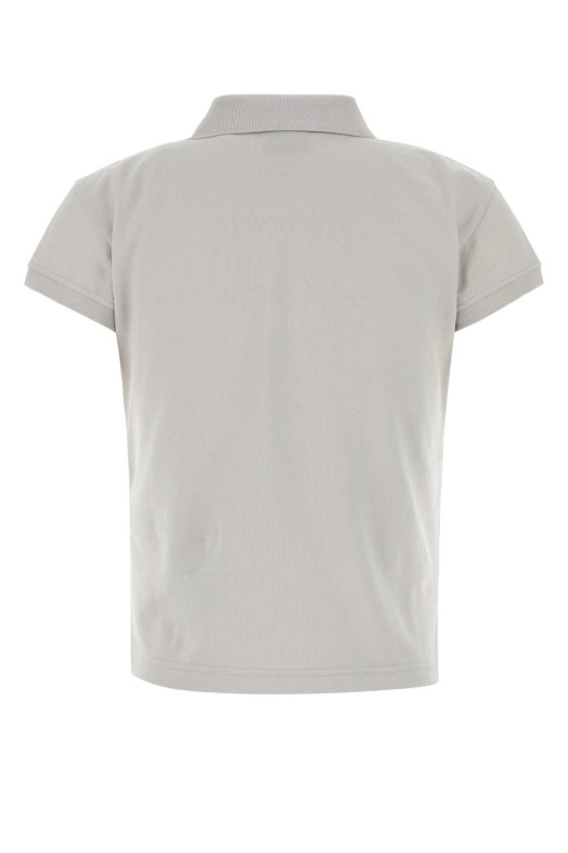 Light grey piquet polo shirt White/Black BALENCIAGA (858098TTVT8)
