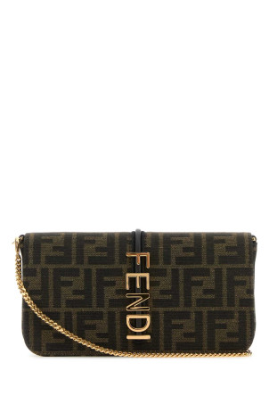 Embroidered fabric Fendigraphy wallet FENDI (8BS076AD23)