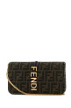 Embroidered fabric Fendigraphy wallet FENDI (8BS076AD23)