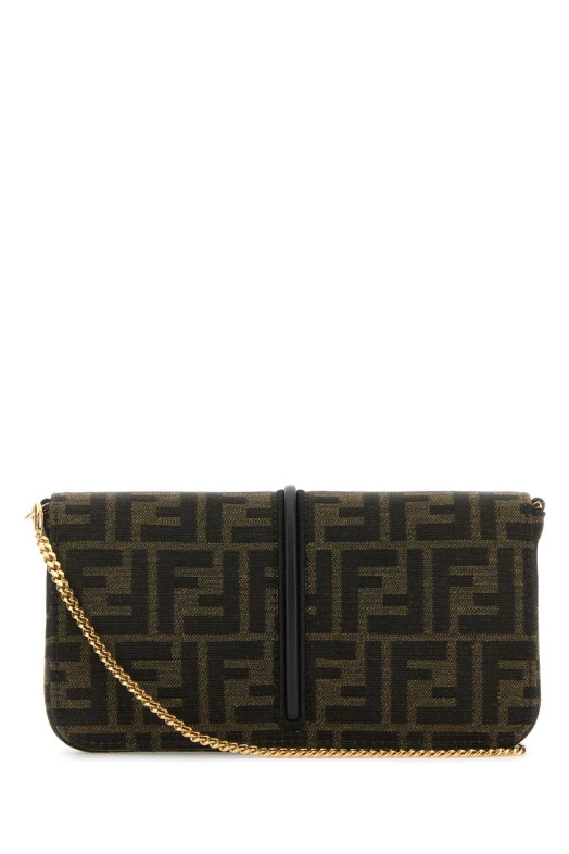 Embroidered fabric Fendigraphy wallet FENDI (8BS076AD23)