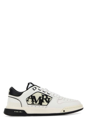 Two-tone leather Classic Low sneakers White/Black AMIRI (AMFOSR1101)