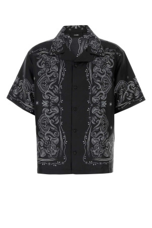 Printed silk shirt Black AMIRI (AMTOSH1049)