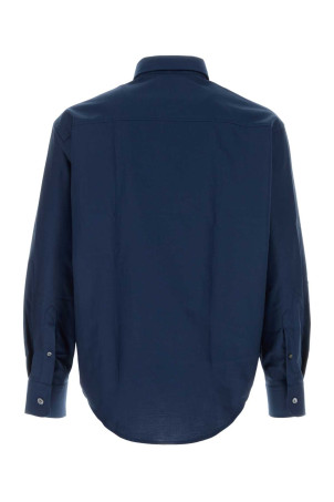 Blue oxford oversize shirt AMI (HSH822CO0210)
