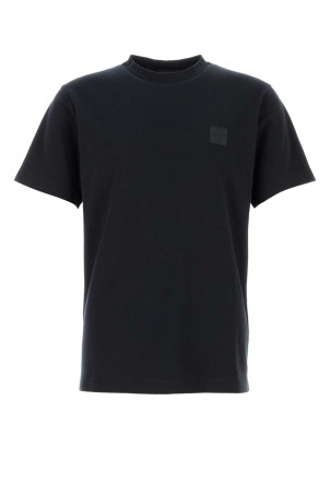 Midnight blue cotton t-shirt Black STONE ISLAND (L1S152100021S0F11)