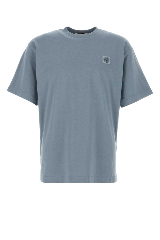 Air Force blue cotton t-shirt STONE ISLAND (L1S152100030S0115)