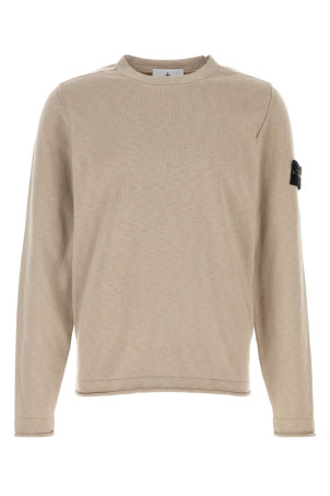 Cappuccino cotton blend sweater STONE ISLAND (L1S155100052S00B0)