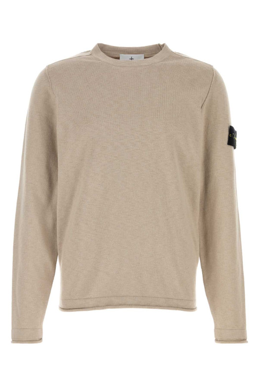 Cappuccino cotton blend sweater STONE ISLAND (L1S155100052S00B0)