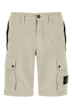 Sand stretch cotton bermuda shorts STONE ISLAND (L1S15L100019S0A10)