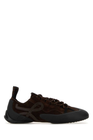 Brown suede Grip sneakers LOEWE (L814282X78)