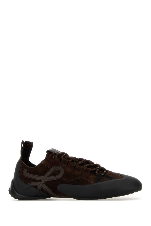 Brown suede Grip sneakers LOEWE (L814282X78)