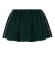 Bottle green cotton mini skirt MIU MIU (MJD232SOOO182D)