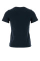 Navy blue cotton t-shirt MAISON KITSUNE (PW00113KJ7026)