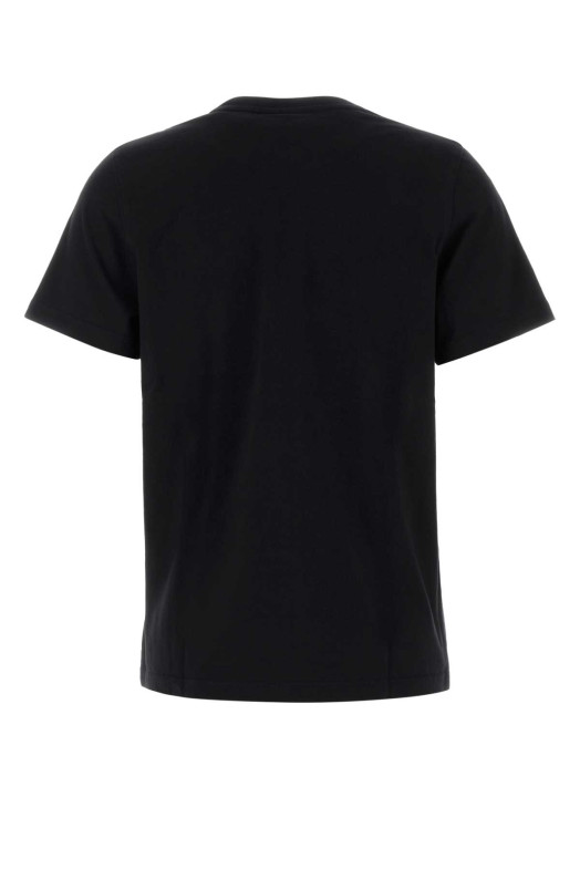 Black cotton t-shirt MAISON KITSUNE (PW00113KJ7026)