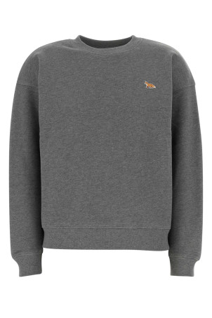 Dark grey cotton sweatshirt MAISON KITSUNE (PW00307KM0341)