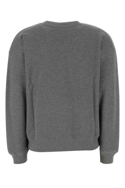 Dark grey cotton sweatshirt MAISON KITSUNE (PW00307KM0341)