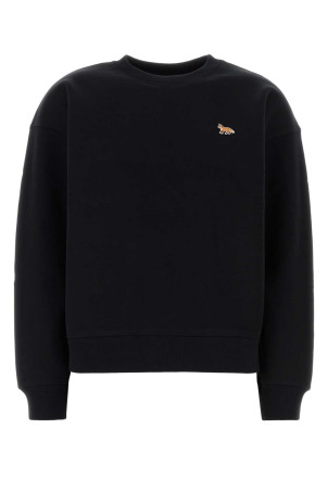 Black cotton sweatshirt MAISON KITSUNE (PW00307KM0341)