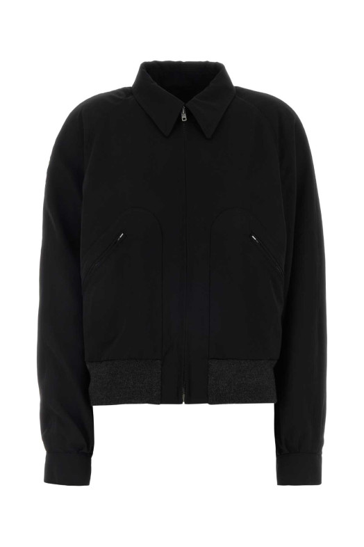 Black wool bomber jacket MAISON MARGIELA (S51AM0509M35062)