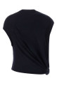 Midnight blue wool blend vest Black LOEWE (S540Y14KHC)