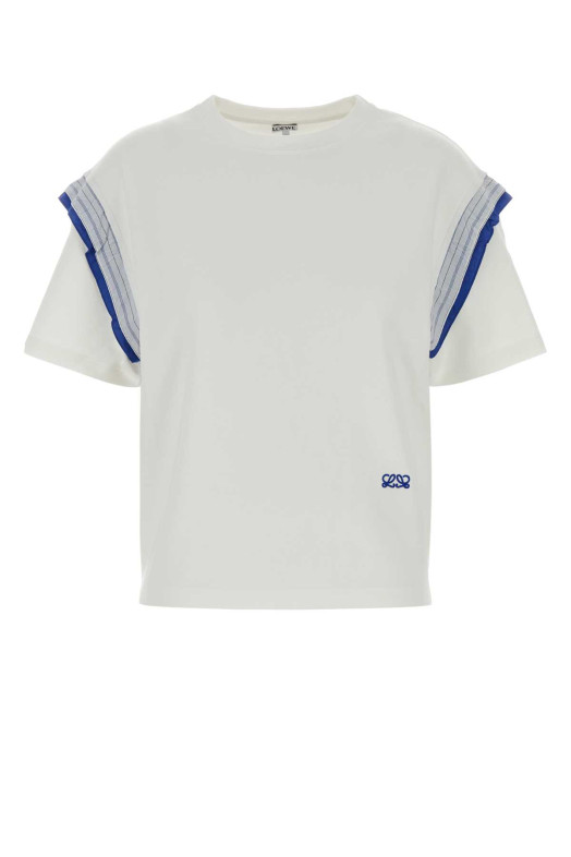 White cotton t-shirt White LOEWE (S540Y22X90)