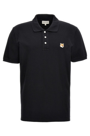 'Fox Head' polo shirt Black
