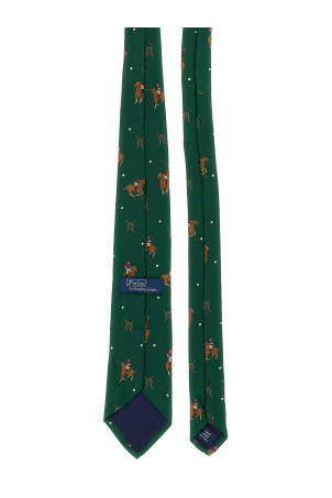 Silk tie Green