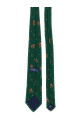 Silk tie Green