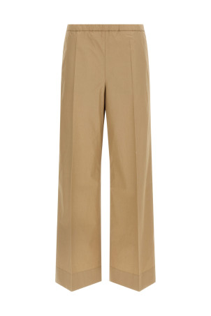 Grosgrain logo patch pants  Beige