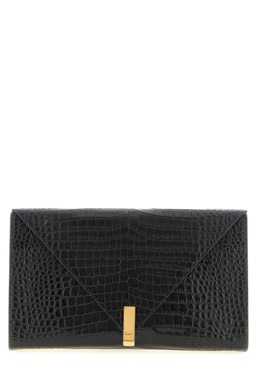 Envelope clutch bag Black