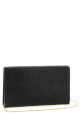 Envelope clutch bag Black