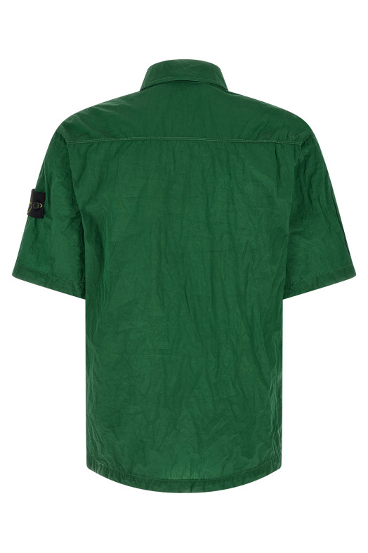Overshirt Nylon Metal Green