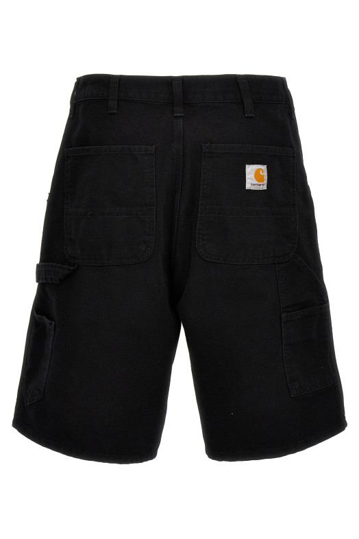 'Single Knee' bermuda shorts Black