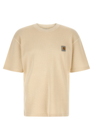 'Nelson Waffle' T-shirt Beige