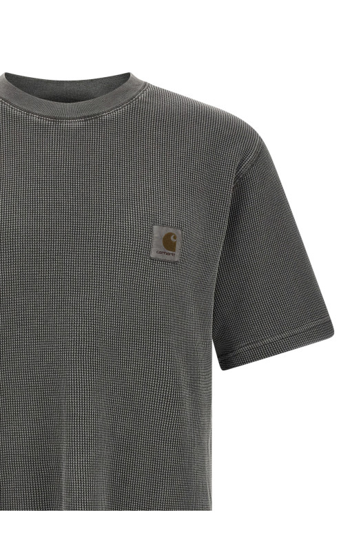 'Nelson Waffle' T-shirt Black