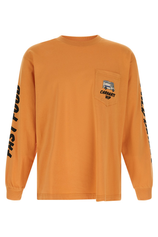 'Cold Drinks' T-shirt orange