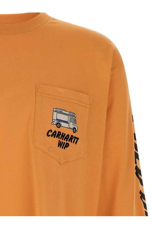 'Cold Drinks' T-shirt orange