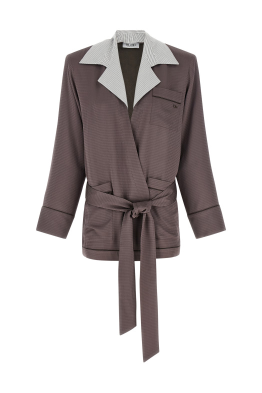 Dressing gown blazer Purple