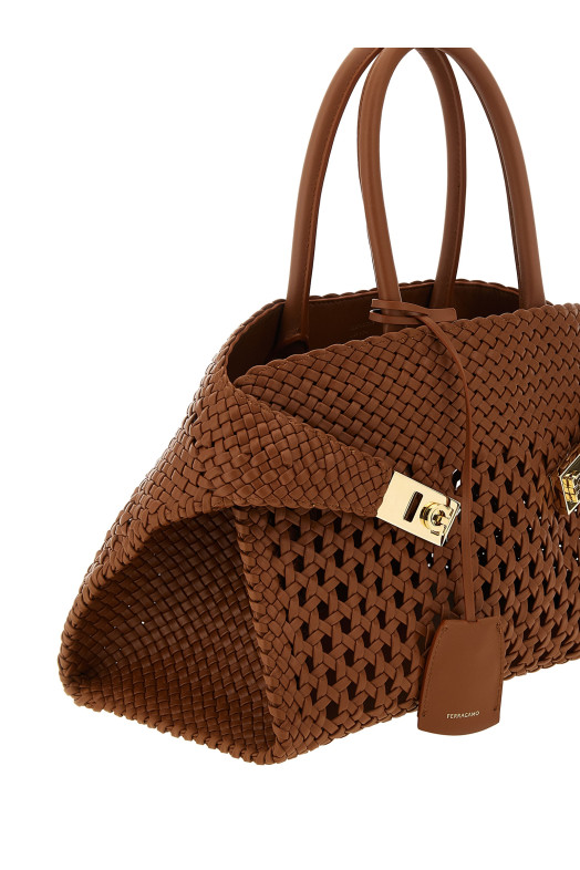'Hug Th S' handbag Brown