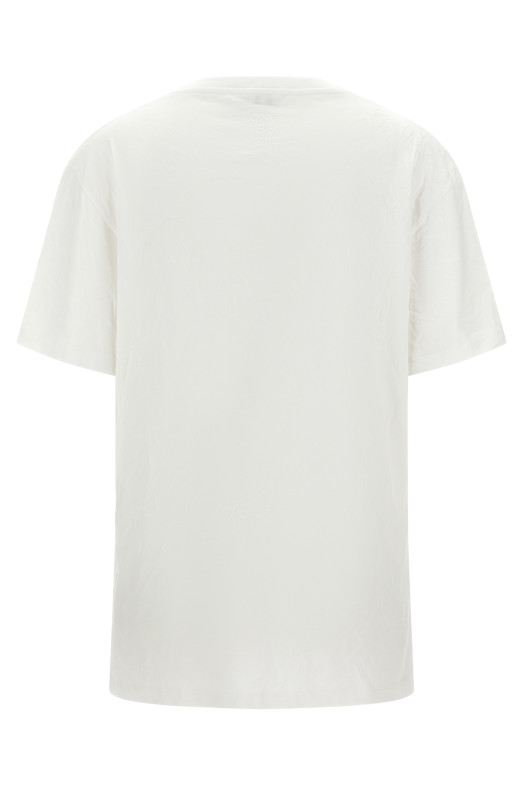 Crinkled effect T-shirt White