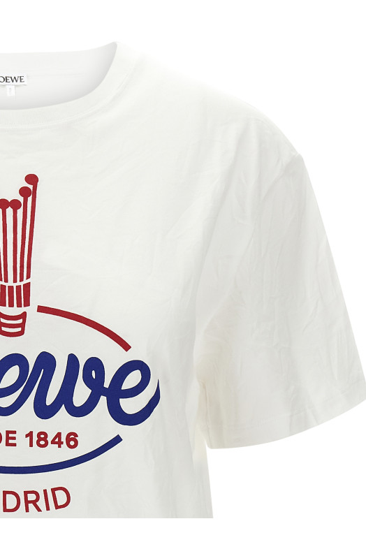 Crinkled effect T-shirt White