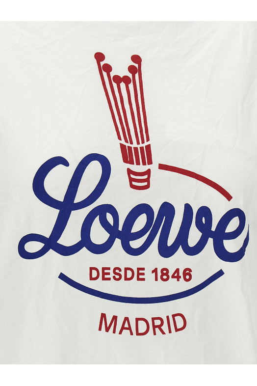 Crinkled effect T-shirt White