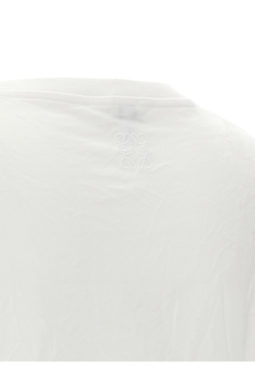 Crinkled effect T-shirt White