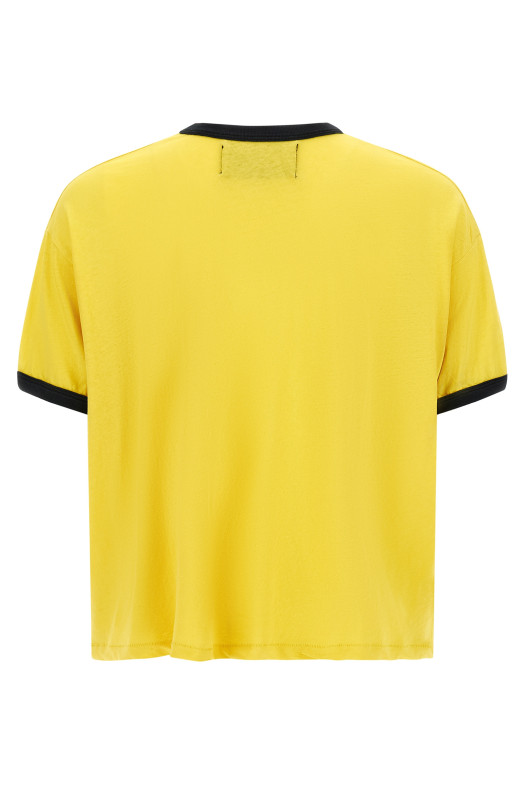 'Ez Riders Ringer' T-shirt Yellow