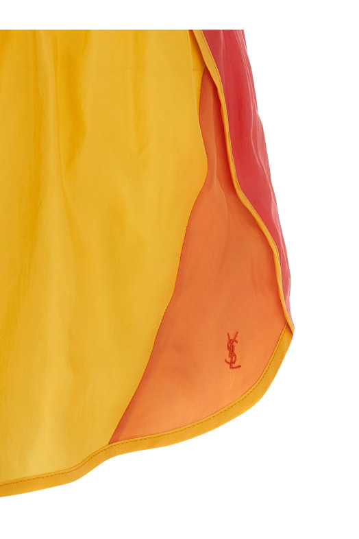 Color-block shorts Multicolor