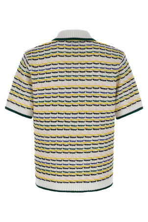 'Tuck Stitch' polo shirt Multicolor