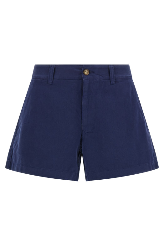 Cotton chino shorts Blue
