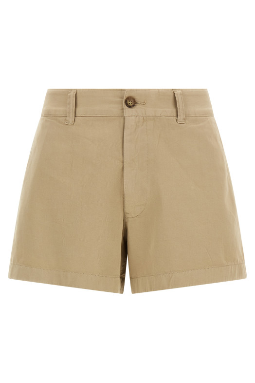 Cotton chino shorts Beige