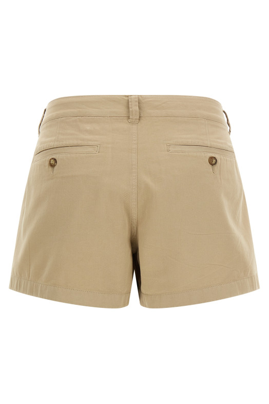 Cotton chino shorts Beige