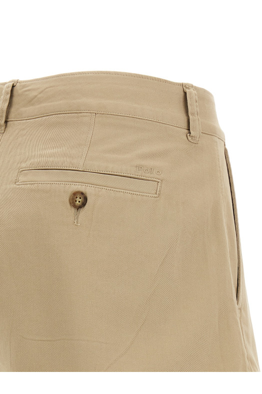 Cotton chino shorts Beige