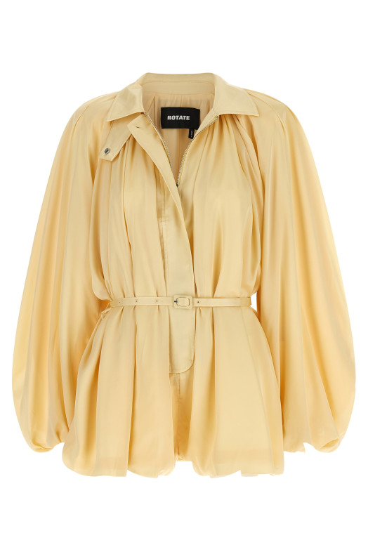Chiffon jumpsuit Yellow